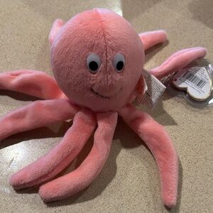 RARE vintage 1993 Octopus Beanie Baby “Inky” COLLECTABLE